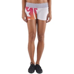 Im Fourth Dimension Space Yoga Shorts by imanmulyana