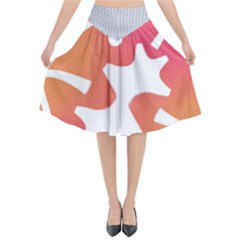 Im Fourth Dimension Space Flared Midi Skirt by imanmulyana