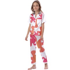 Im Fourth Dimension Space Kids  Satin Short Sleeve Pajamas Set by imanmulyana