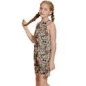 Ornaments Kids  Halter Collar Waist Tie Chiffon Dress View2