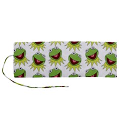 Kermit The Frog Roll Up Canvas Pencil Holder (m) by Valentinaart