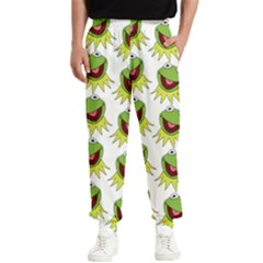 Kermit The Frog Men s Elastic Waist Pants by Valentinaart