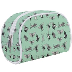 Insects Pattern Make Up Case (large) by Valentinaart