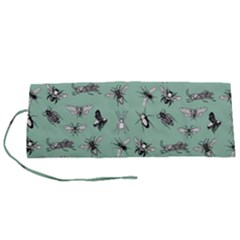 Insects Pattern Roll Up Canvas Pencil Holder (s) by Valentinaart