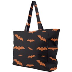 Bat Pattern Simple Shoulder Bag by Valentinaart
