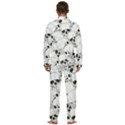 Skull pattern Men s Long Sleeve Velvet Pocket Pajamas Set View4