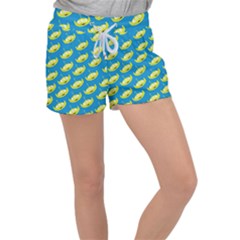 Pattern Aliens Velour Lounge Shorts by artworkshop