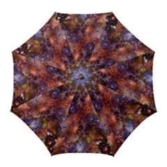 Fantasy Surreal Animals Psychedelic Pattern Golf Umbrellas by danenraven