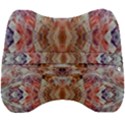 Pastels kaleidoscope Velour Head Support Cushion View2