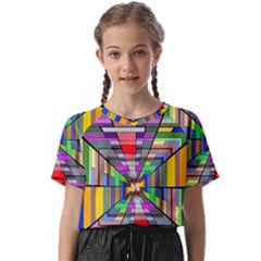 Art Background Abstract Kids  Basic Tee by artworkshop