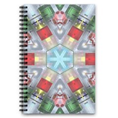 Geometric Symmetrical Symmetry Data Futuristic 5 5  X 8 5  Notebook by Ravend