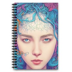 Pepper Colors Girl 5 5  X 8 5  Notebook by Sparkle