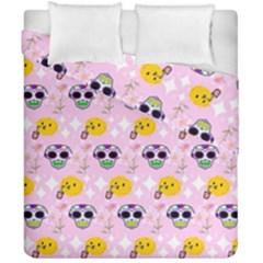 Skullsun Duvet Cover Double Side (california King Size) by Sparkle