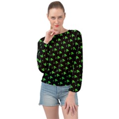 Pixels Banded Bottom Chiffon Top by Sparkle
