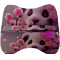 Panda Endangered Protected Bamboo National Treasure Velour Head Support Cushion View2