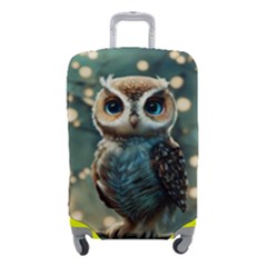 Owl Bird Bird Of Prey Ornithology Animal Luggage Cover (small) by Pakemis