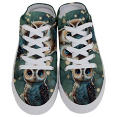 Owl Bird Bird Of Prey Ornithology Animal Half Slippers by Pakemis