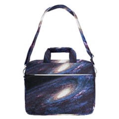 Space Cosmos Galaxy Stars Black Hole Universe Macbook Pro 16  Shoulder Laptop Bag by Pakemis