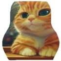 Cute Cat Cat Feline 3d Car Seat Back Cushion  View1