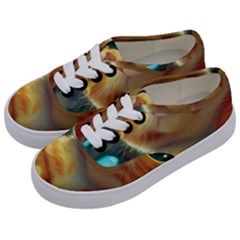 Cute Cat Cat Feline 3d Kids  Classic Low Top Sneakers by Pakemis