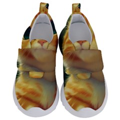 Cute Cat Cat Feline 3d Kids  Velcro No Lace Shoes by Pakemis