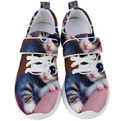 Cute Kitten Kitten Animal Wildlife 3d Women s Velcro Strap Shoes by Pakemis