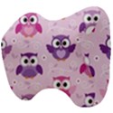 Seamless Cute Colourfull Owl Kids Pattern Head Support Cushion View4