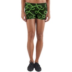 Snakes Seamless Pattern Yoga Shorts by Pakemis