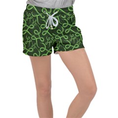 Snakes Seamless Pattern Velour Lounge Shorts by Pakemis