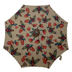 Tattoos Colorful Seamless Pattern Hook Handle Umbrellas (small) by Pakemis