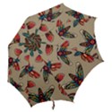 Tattoos Colorful Seamless Pattern Hook Handle Umbrellas (Small) View2