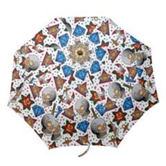 Full Color Flash Tattoo Patterns Folding Umbrellas by Pakemis