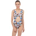 Full Color Flash Tattoo Patterns Center Cut Out Swimsuit View1