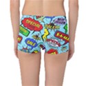 Comic Bubbles Seamless Pattern Reversible Boyleg Bikini Bottoms View2