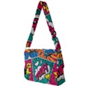 Comic Colorful Seamless Pattern Full Print Messenger Bag (L) View2