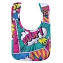 Comic Colorful Seamless Pattern Baby Bib View1