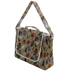 Tattoo Pattern Box Up Messenger Bag by Pakemis