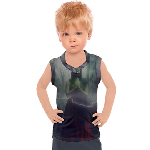 Beautiful Girl Kids  Sport Tank Top by Sparkle