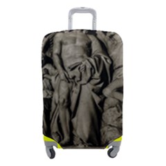 Catholic Motif Sculpture Over Black Luggage Cover (small) by dflcprintsclothing