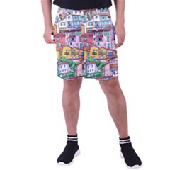 Menton Old Town France Men s Pocket Shorts by Pakemis