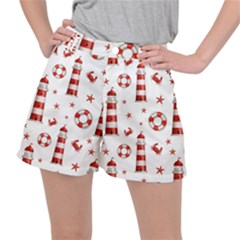 Nautical Seamless Pattern Ripstop Shorts by Pakemis