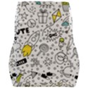 Set Cute Colorful Doodle Hand Drawing Car Seat Back Cushion  View2