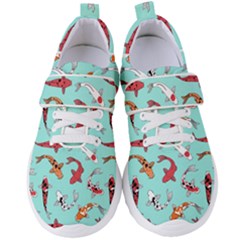 Pattern-with-koi-fishes Women s Velcro Strap Shoes by Pakemis