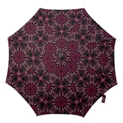 Seamless-pattern-with-flowers-oriental-style-mandala Hook Handle Umbrellas (small) by Pakemis