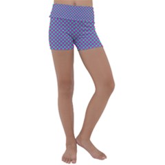 Pattern Kids  Lightweight Velour Yoga Shorts by gasi