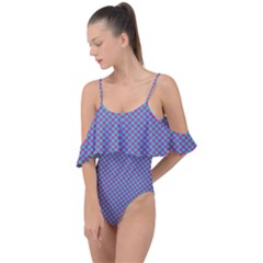 Pattern Drape Piece Swimsuit by gasi