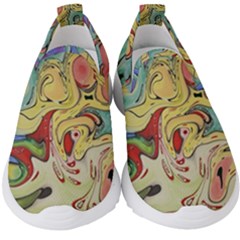 Abstract Art Kids  Slip On Sneakers by gasi