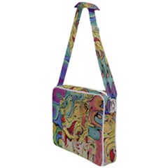 Abstract Art Cross Body Office Bag by gasi