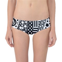 Black And White Classic Bikini Bottoms by gasi