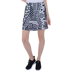 Black And White Tennis Skirt by gasi